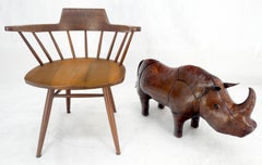 Dimitri Omersa Rhino Footstool Abercrombie & Fitch Large Rhinoceros MINT!