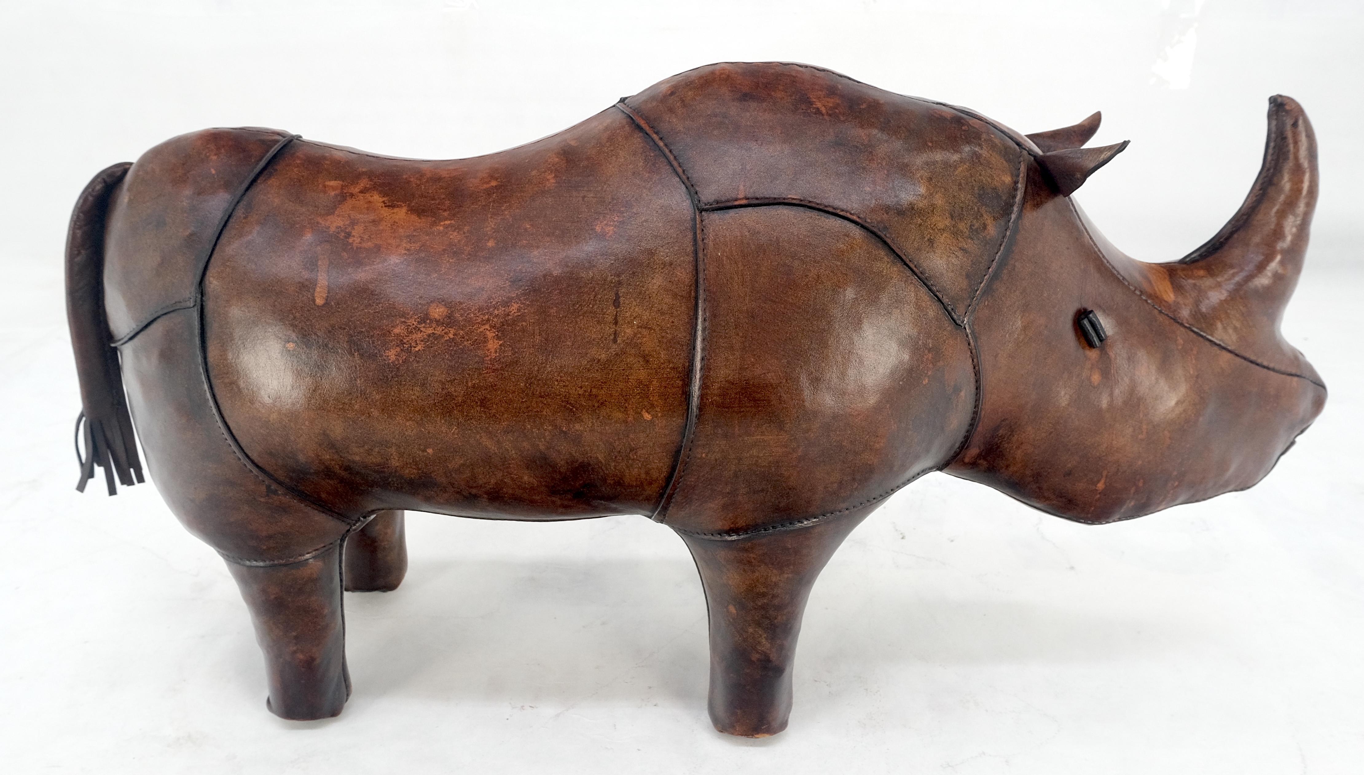 Dimitri Omersa Rhino-Fußhocker Abercrombie & Fitch Groß Rhinoceros MINT! (Britisch) im Angebot