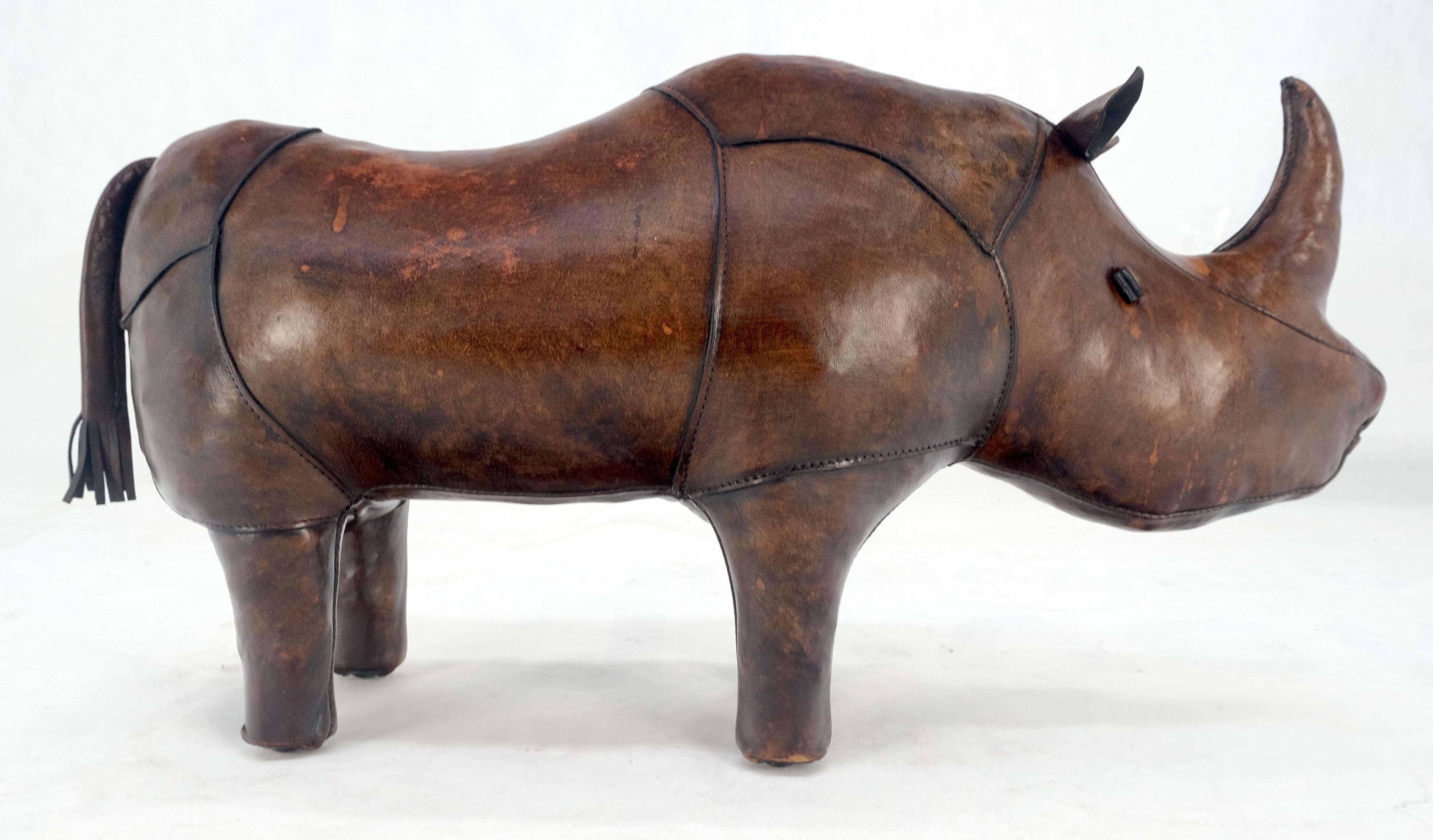Dimitri Omersa Rhino-Fußhocker Abercrombie & Fitch Groß Rhinoceros MINT! (Lackiert) im Angebot