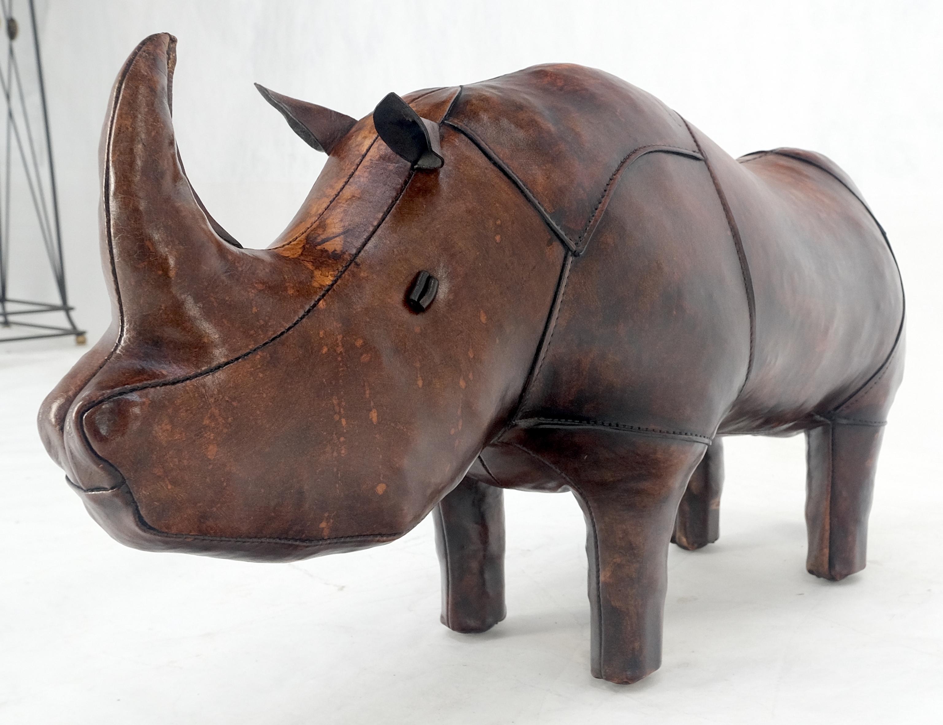 Dimitri Omersa Rhino-Fußhocker Abercrombie & Fitch Groß Rhinoceros MINT! im Angebot 1