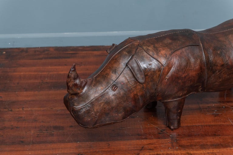 Mid-Century Modern Dimitri Omersa Rhino Footstool for Abercrombie & Fitch For Sale