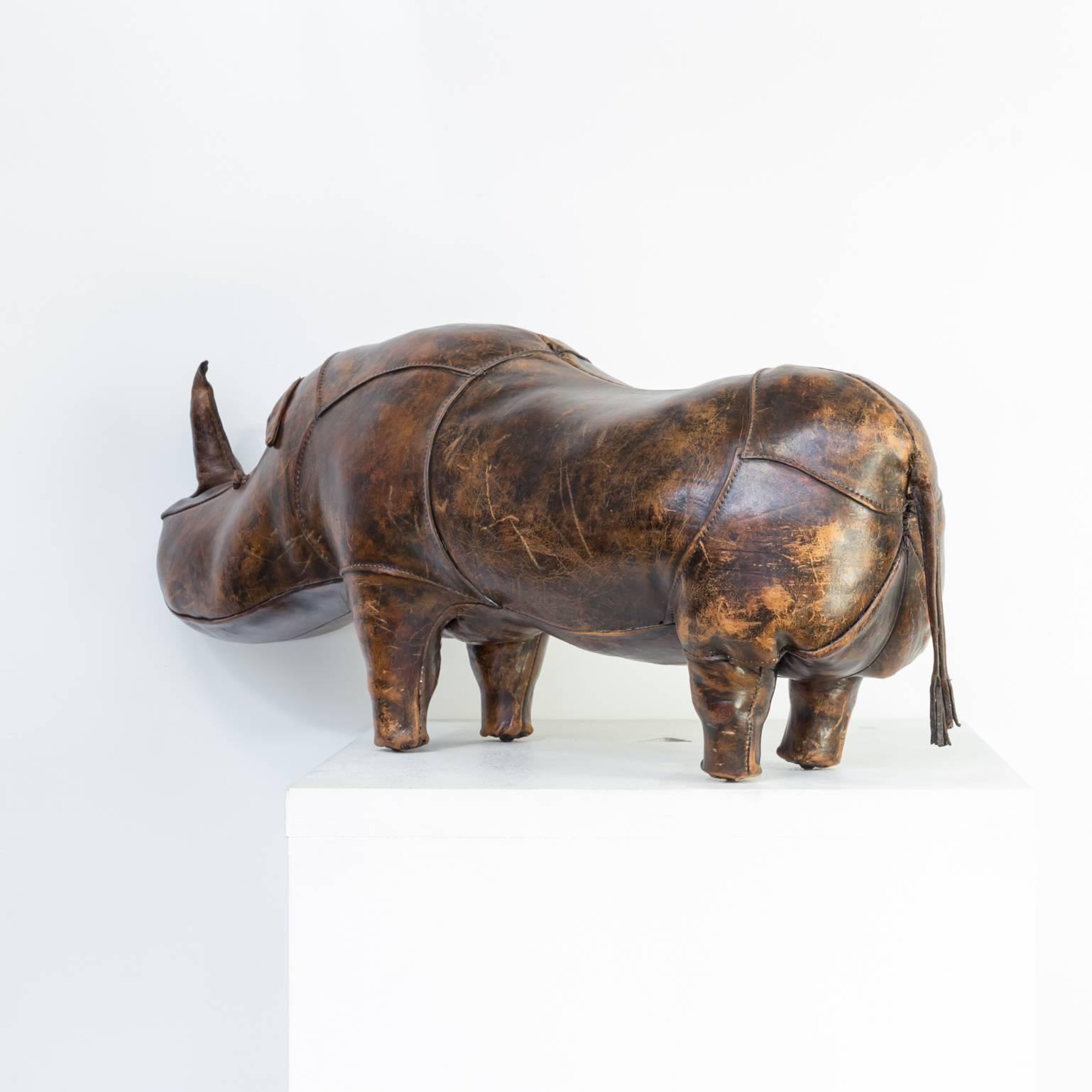 Mid-20th Century Dimitri Omersa Rhino Footstool for Abercrombie & Fitch For Sale