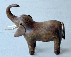 Dimitri Omersa Vintage Leather Elephant for Abercrombie