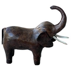 Dimitri Omersa Vintage Leather Elephant for Abercrombie
