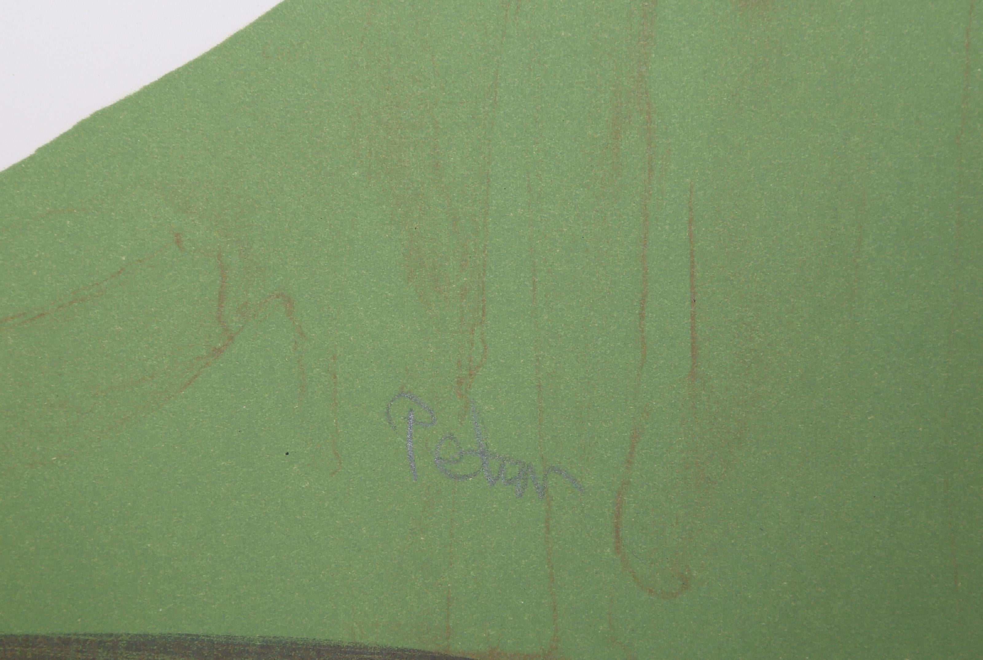 Abstract Handstand, Signed Lithograph by Dimitri Petrov For Sale 2