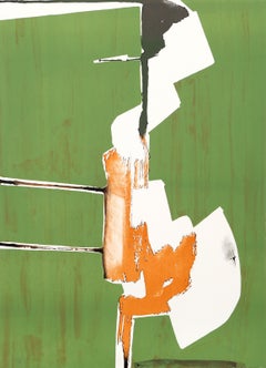 Abstract Handstand, Signed Lithograph by Dimitri Petrov