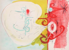 Litografía abstracta de colores de Dimiti Petrov