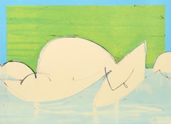 Cubist Nude, Abstract Lithograph by Dimitri Petrov