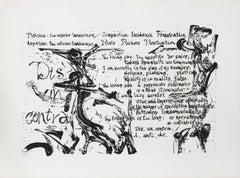 Dis, Un, Contra, Conceptual Lithograph by Dimitri Petrov