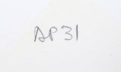 Paisaje urbano futurista II, litografía abstracta de Dimitri Petrov