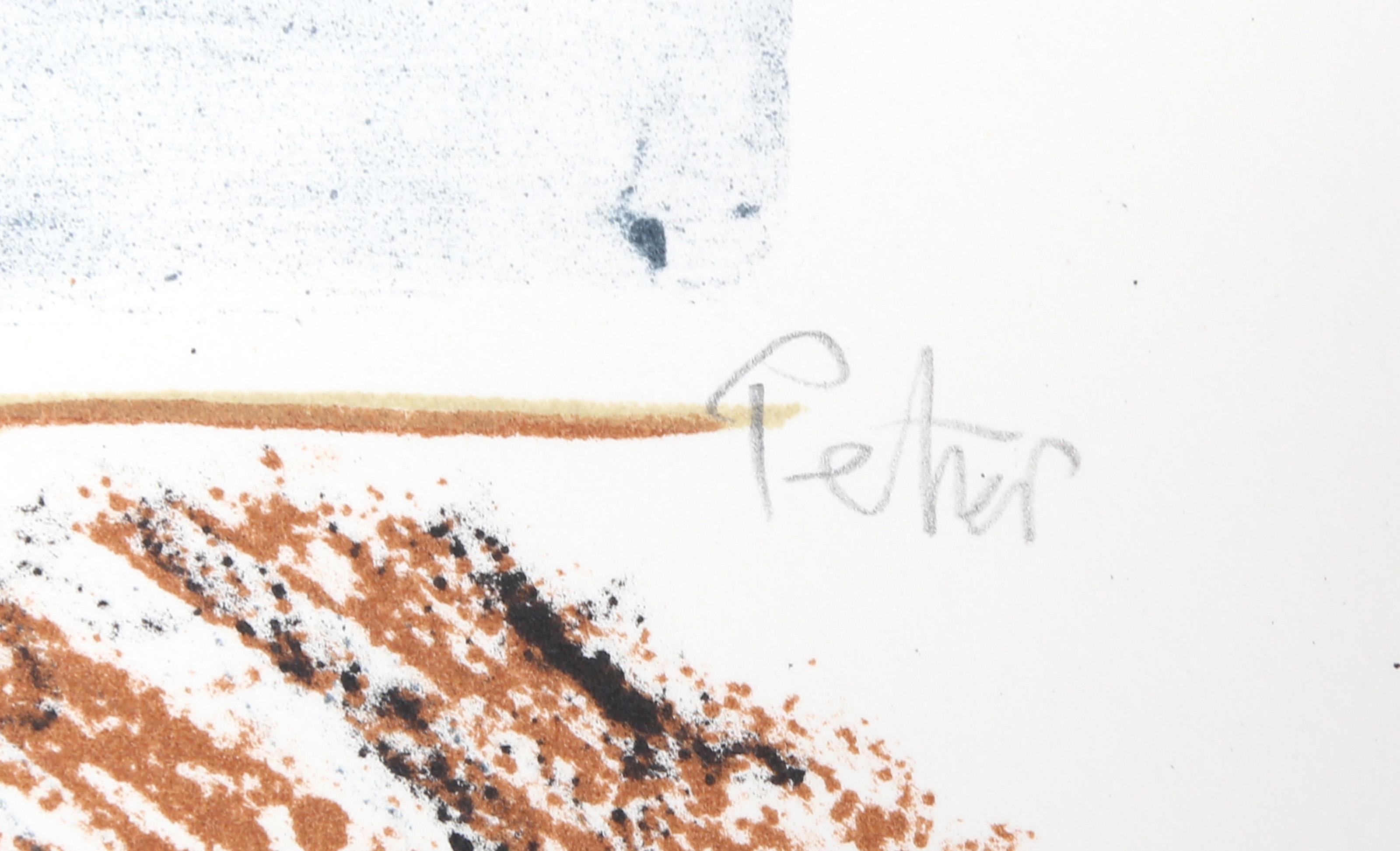 Horse Study, Abstract Lithograph by Dimitri Petrov For Sale 2