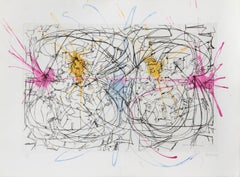 This is Not an Idea...Increases..., Surrealist Etching and Watercolor by Petrov