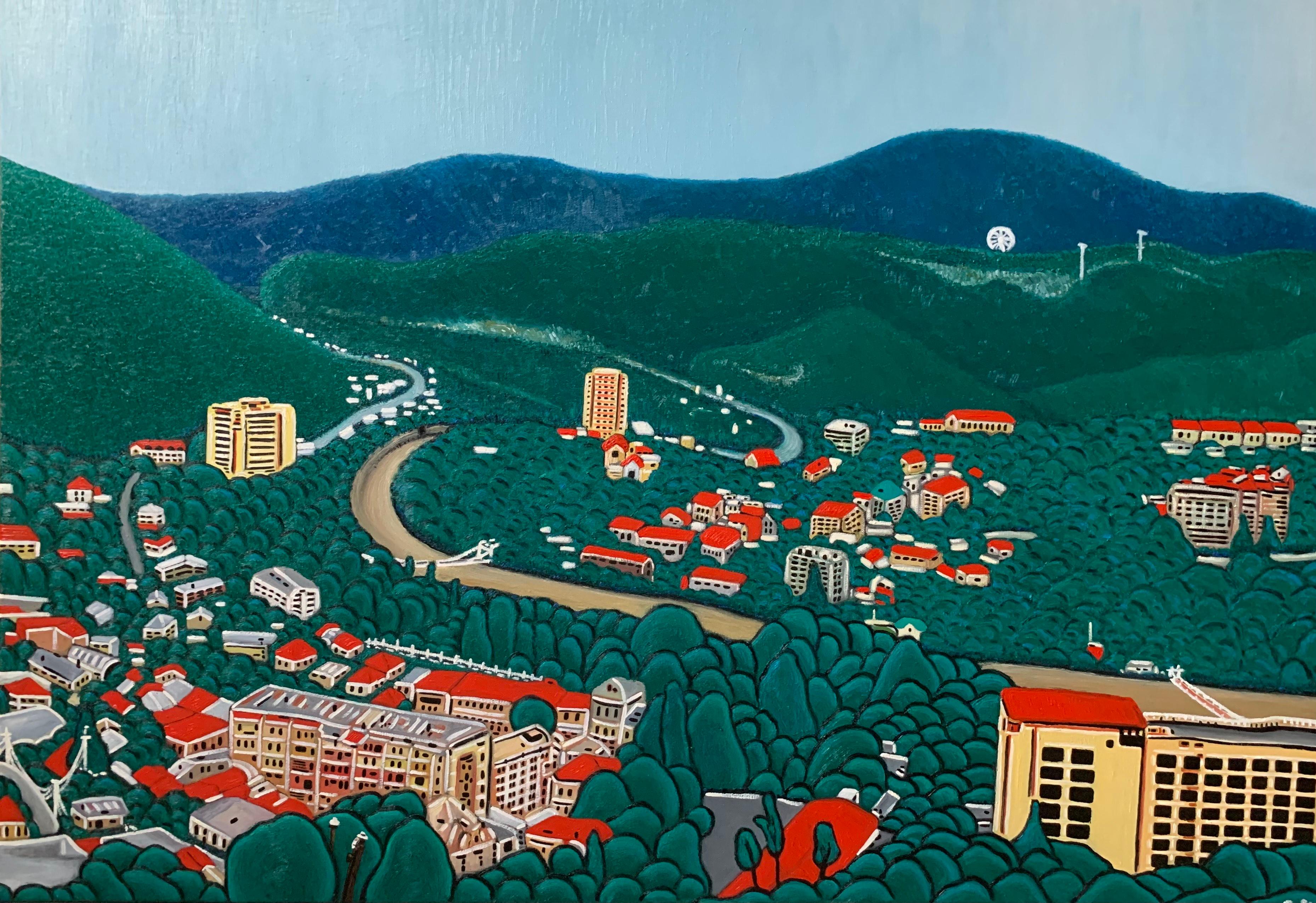 Olio su tela

Dimitri Turnava è un artista georgiano nato nel 2004 a Borjomi che vive e lavora a Tbilisi, in Georgia. Con una profonda passione per l'esplorazione dell'esperienza umana attraverso l'arte. Ha studiato graphic design e illustrazione