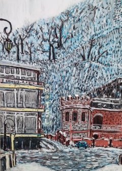 Arte contemporáneo georgiano de Dimitri Turnava - Borjomi Nevado