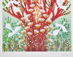 The Wood - Siebdruck von D. Yordanov - 1970er Jahre