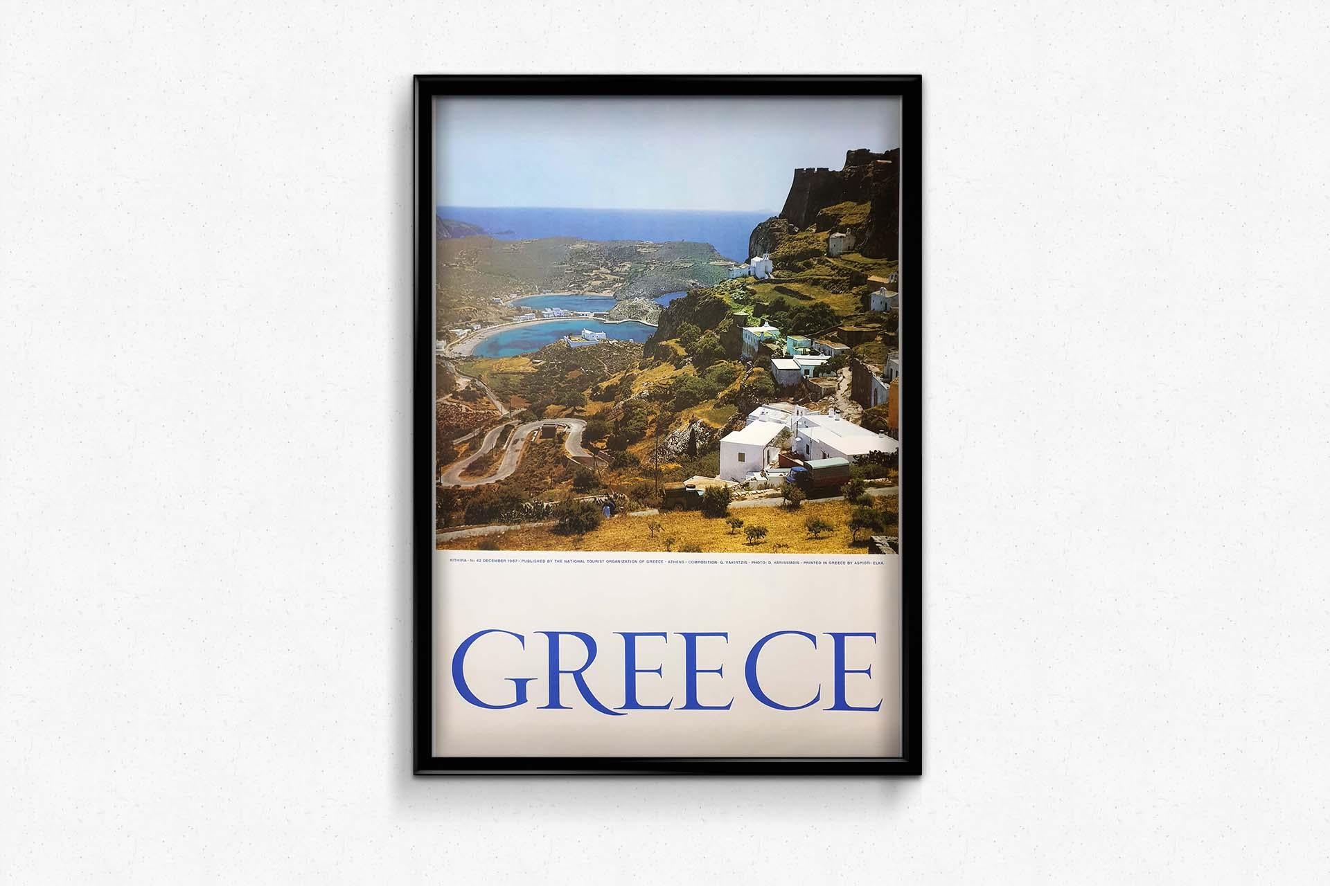 Original travel Greece published by the Greek National Tourist Office in 1967 For Sale 2