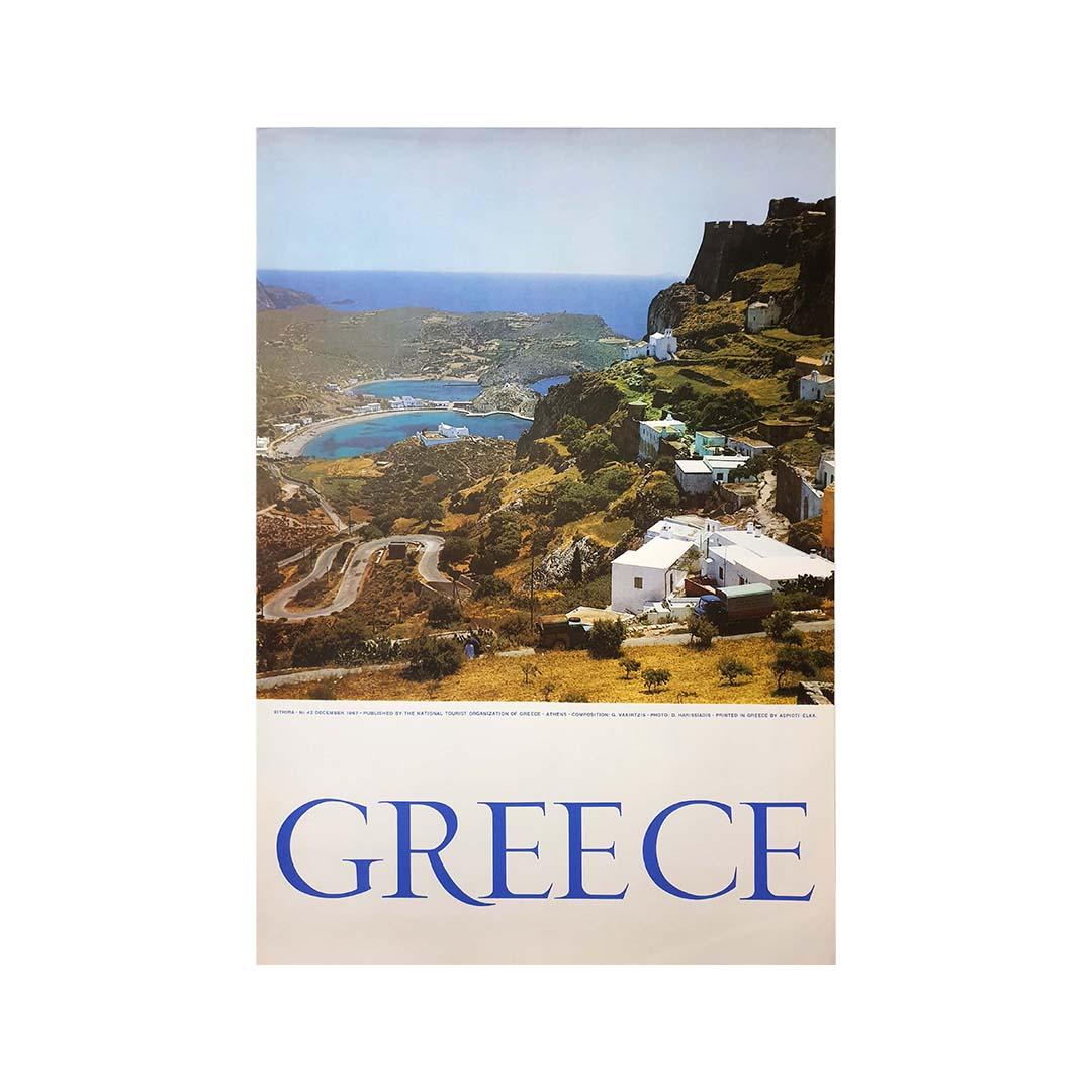 Original travel Greece published by the Greek National Tourist Office in 1967 - Print by Dimitris Harissiadis