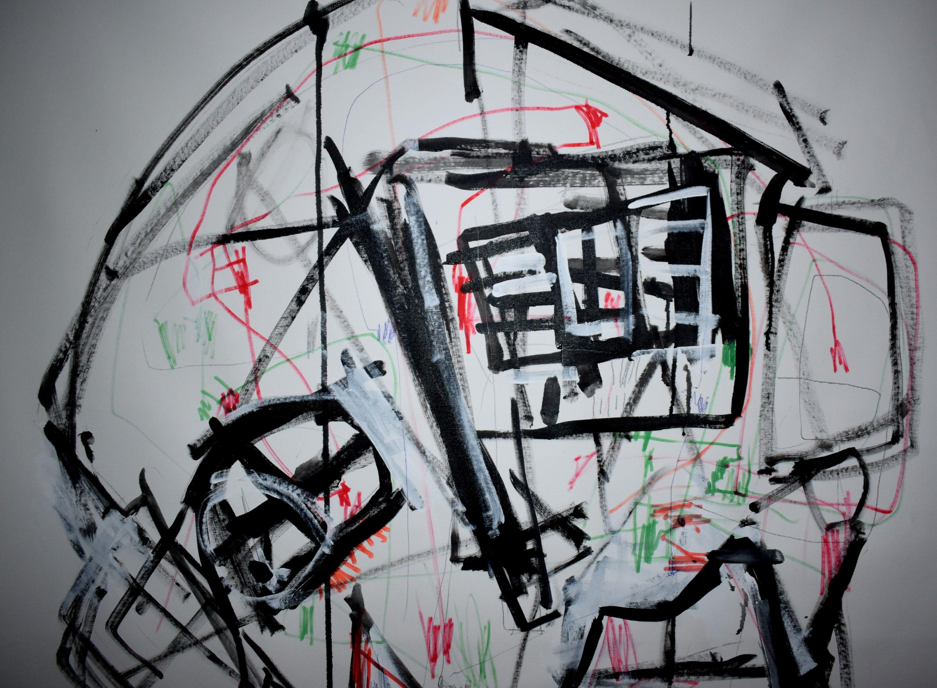 Dieses lebendige und leuchtende Kunstwerk auf Leinwand kommt direkt aus dem Studio des Künstlers in Barcelona. Dimitris Pavlopoulos ist als expressionistischer Künstler bekannt, dessen Werke von figurativen abstrakten Porträts  Collection'S 2023 