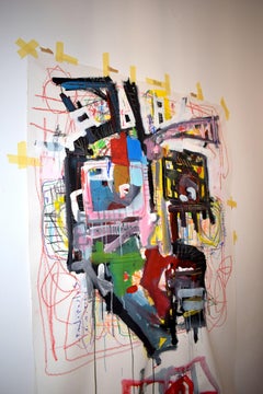 Anonimo pank, Peinture, Acrylique sur toile