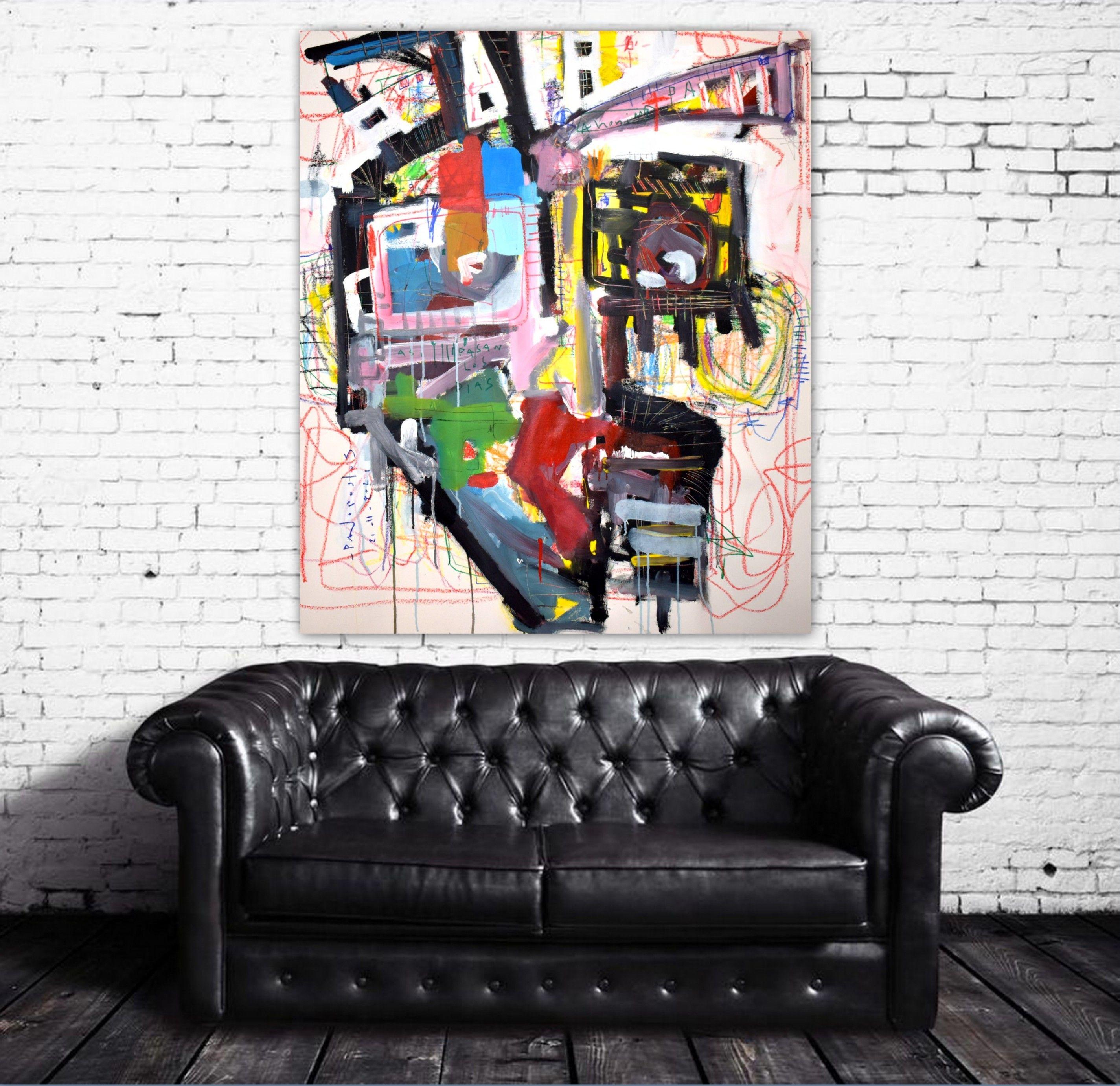 Anonimo Pank, Gemälde, Acryl auf Leinwand im Angebot 1