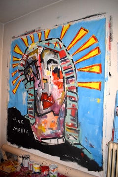 Ave Maria # 2, Painting, Acrylic on Canvas