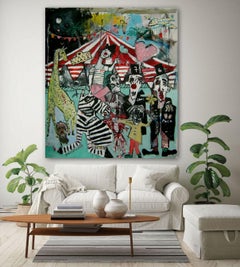 Circo Barcelona, Painting, Acrylic on Canvas