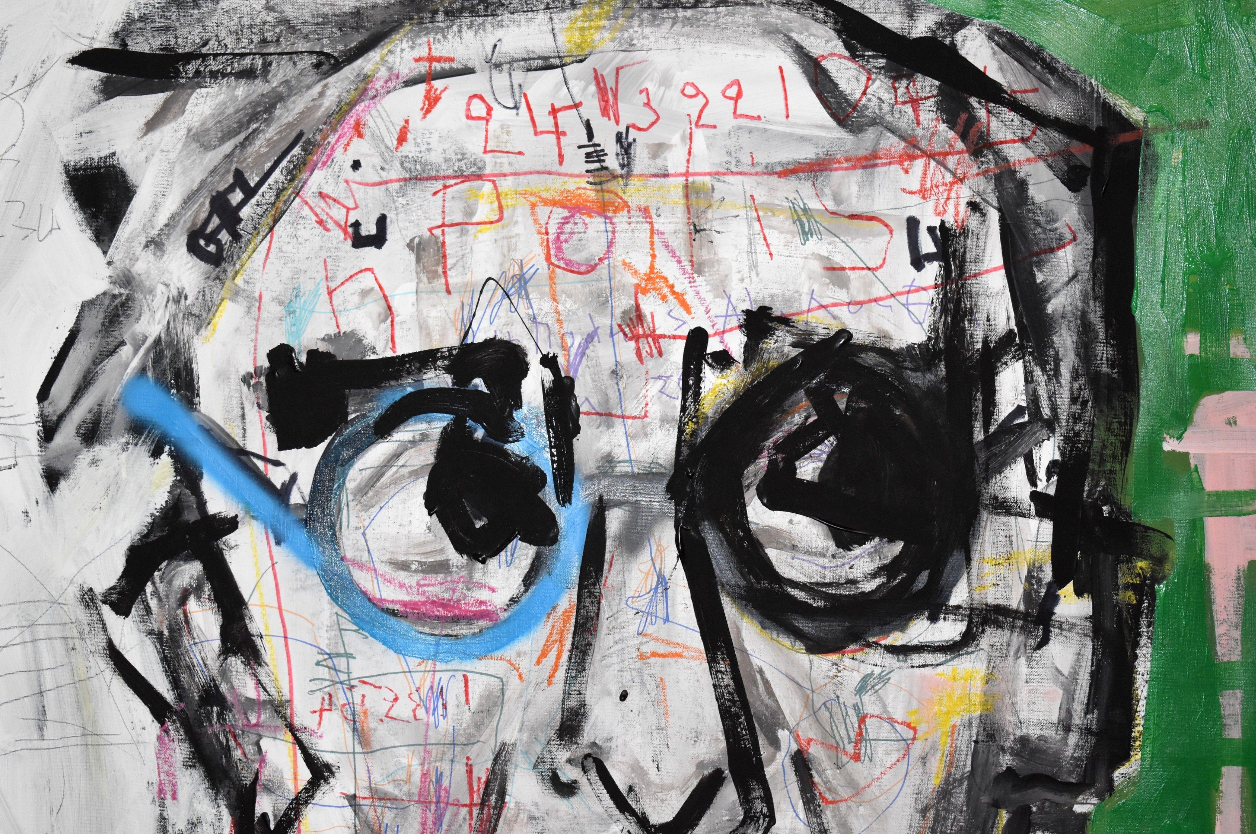 Kavafis, Painting, Acrylic on Canvas For Sale 1