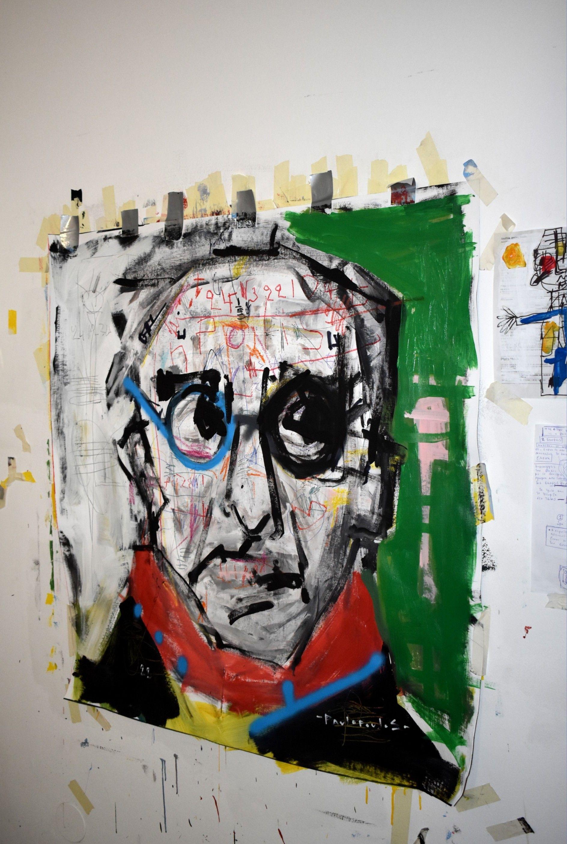 Kavafis, Painting, Acrylic on Canvas For Sale 3