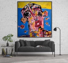 Las piraÃ±as de mi vida, Painting, Acrylic on Canvas