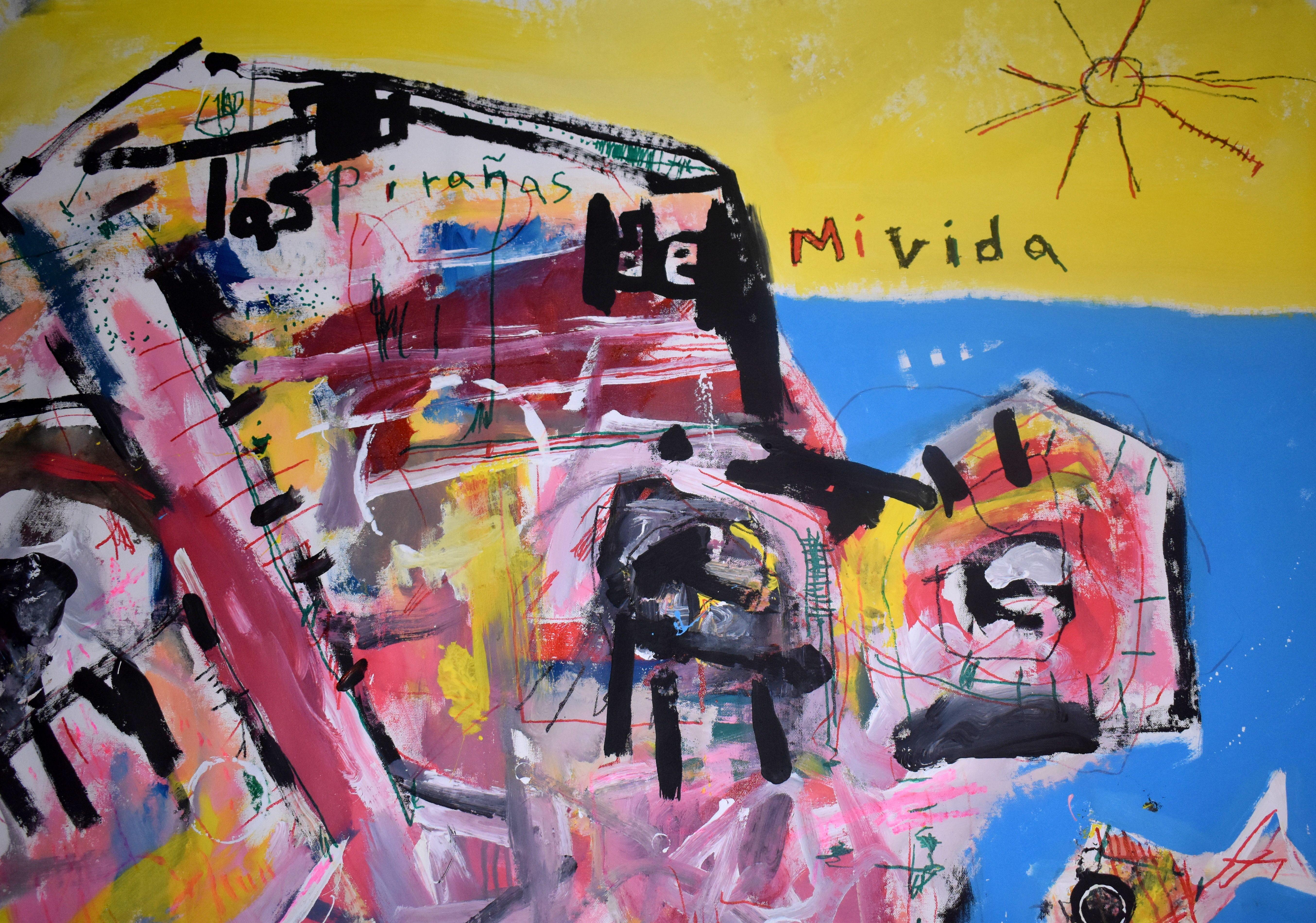 Grande ritratto astratto dipinto, grigio e nero, bianco, su tela, opera di Dimitris Pavlopoulos  Pittura creata con acrilico.  Colori: grigio e nero, bianco  , Collezione di tele astratte 2020  Dimensioni:  59,05