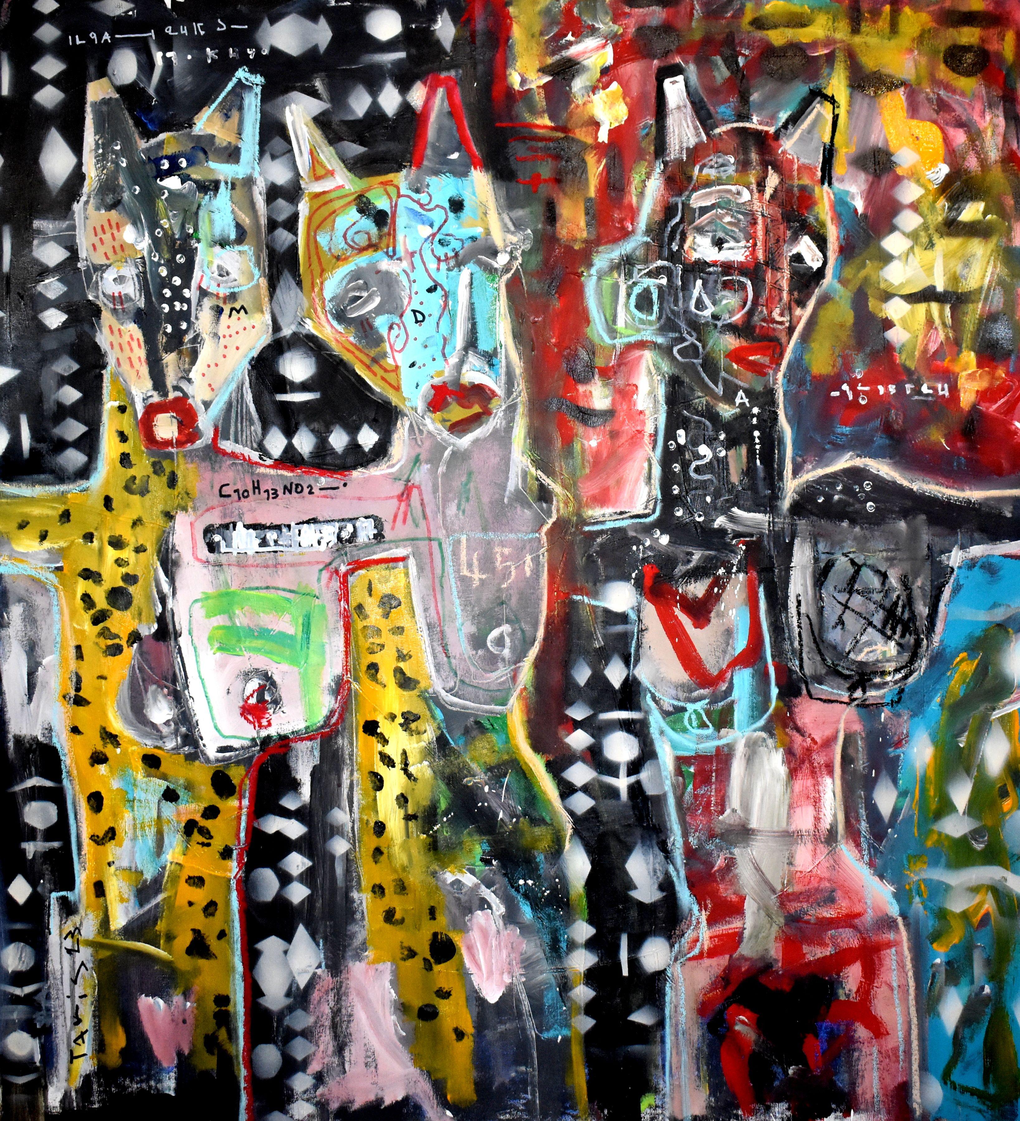 MDA, Gemälde, Acryl auf Leinwand