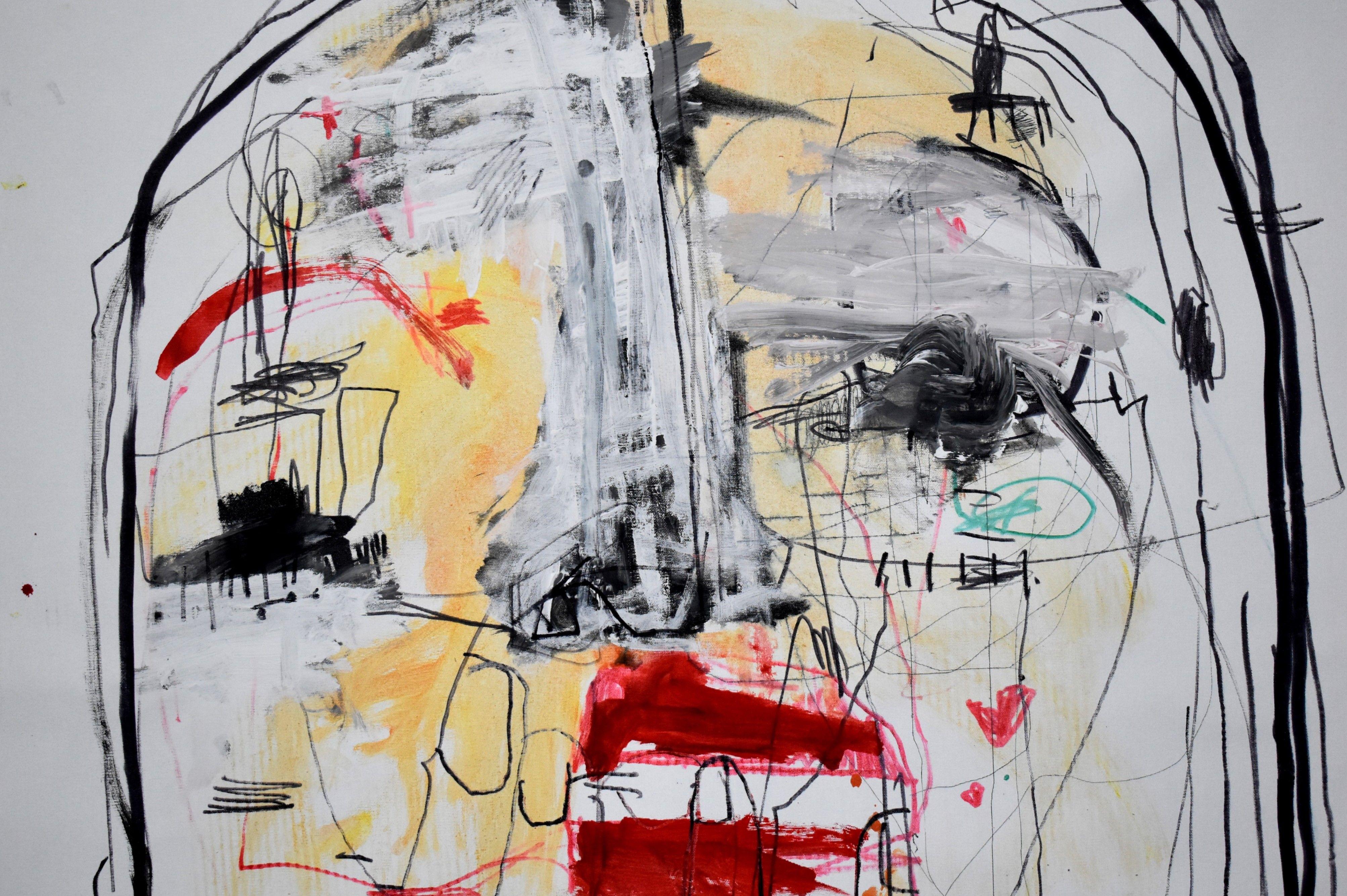 mujer anonimo, Gemälde, Acryl auf Leinwand (Abstrakter Expressionismus), Painting, von Dimitris Pavlopoulos