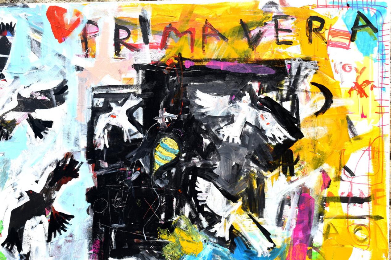 Primavera, Painting, Acrylic on Canvas For Sale 2