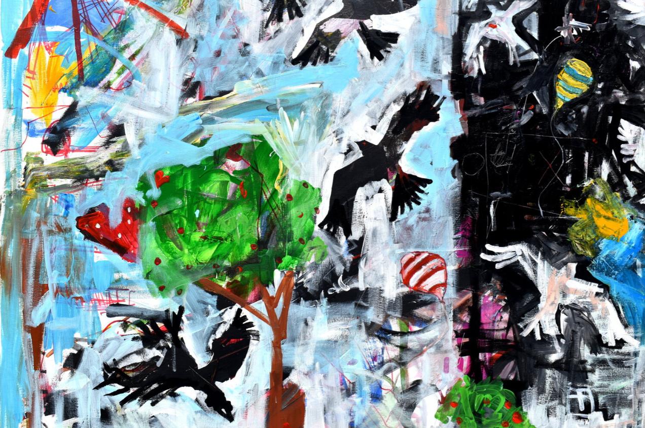Primavera, Painting, Acrylic on Canvas For Sale 3