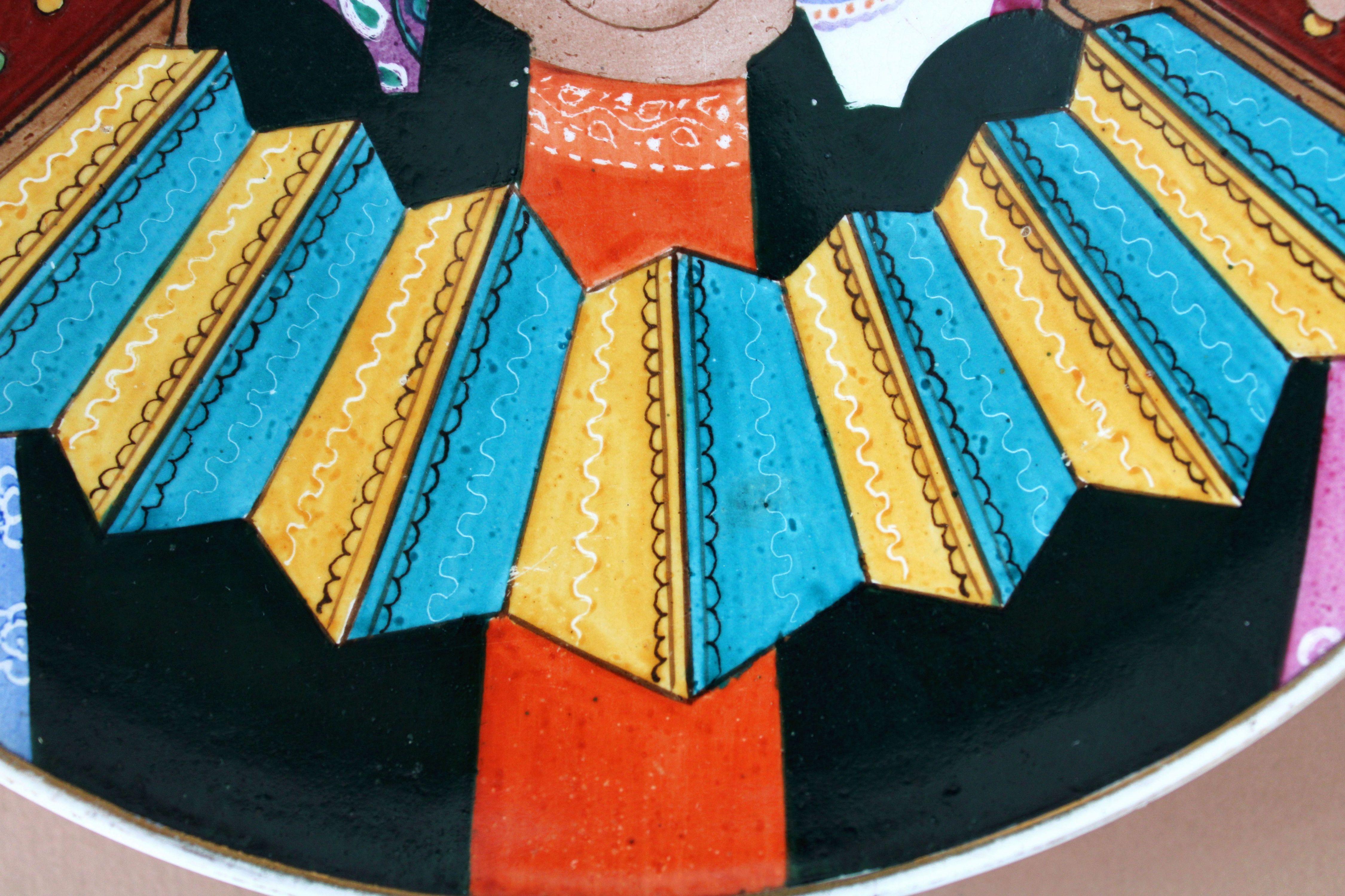 Baltars - Piatto decorativo da parete 1927, maiolica, d 20,3 cm; h 2,7 cm 1