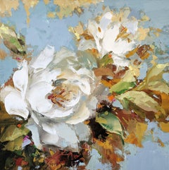 Flores abstractas 13, Pintura, Acrílico sobre lienzo