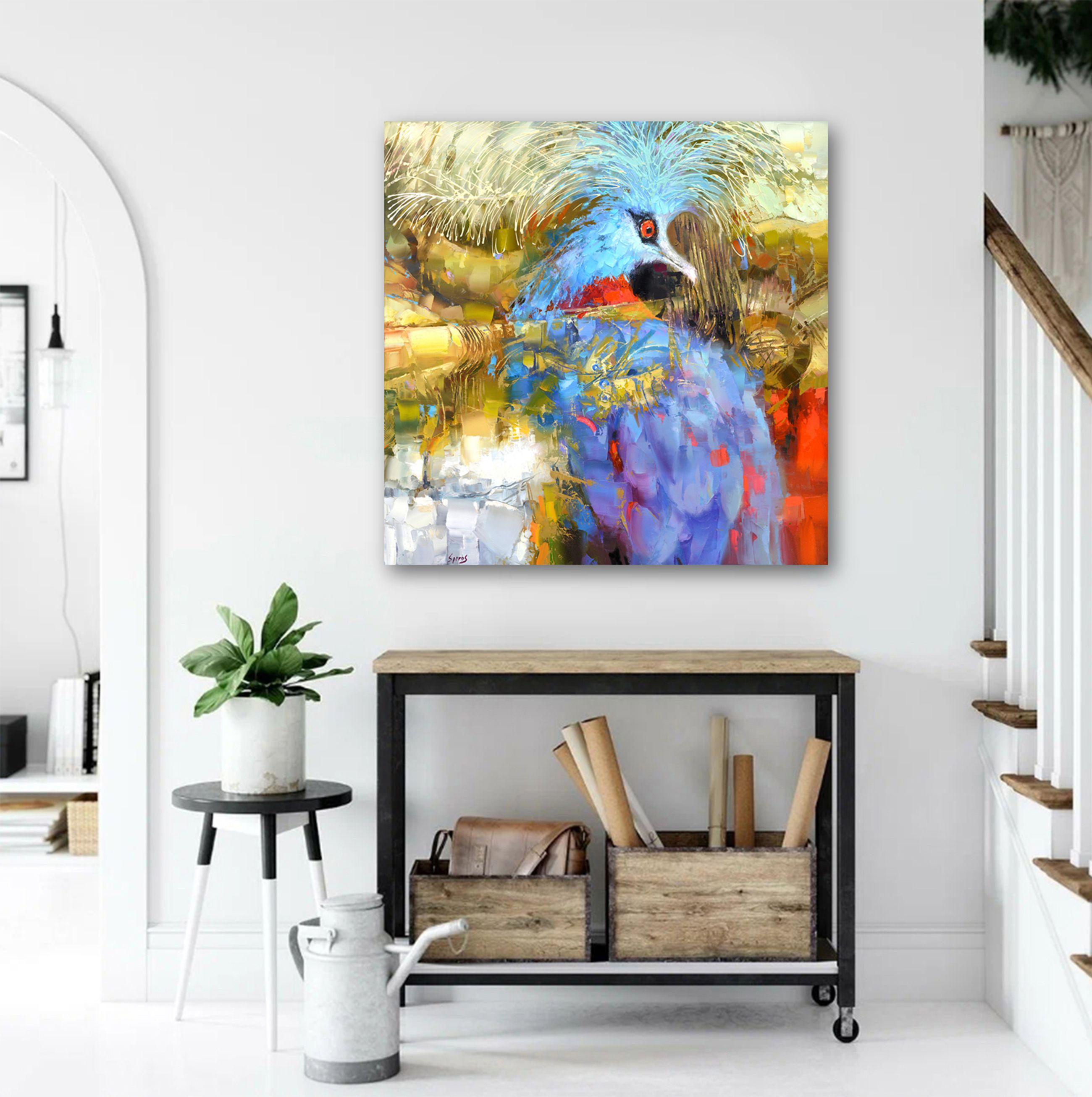 Pittura: Olio, su tela.  Il dipinto astratto 