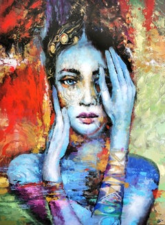 From a series of Ffemale images #7, Painting, Acrylic on Canvas
