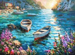 Quiet Bay, Painting, Acrylic on Canvas