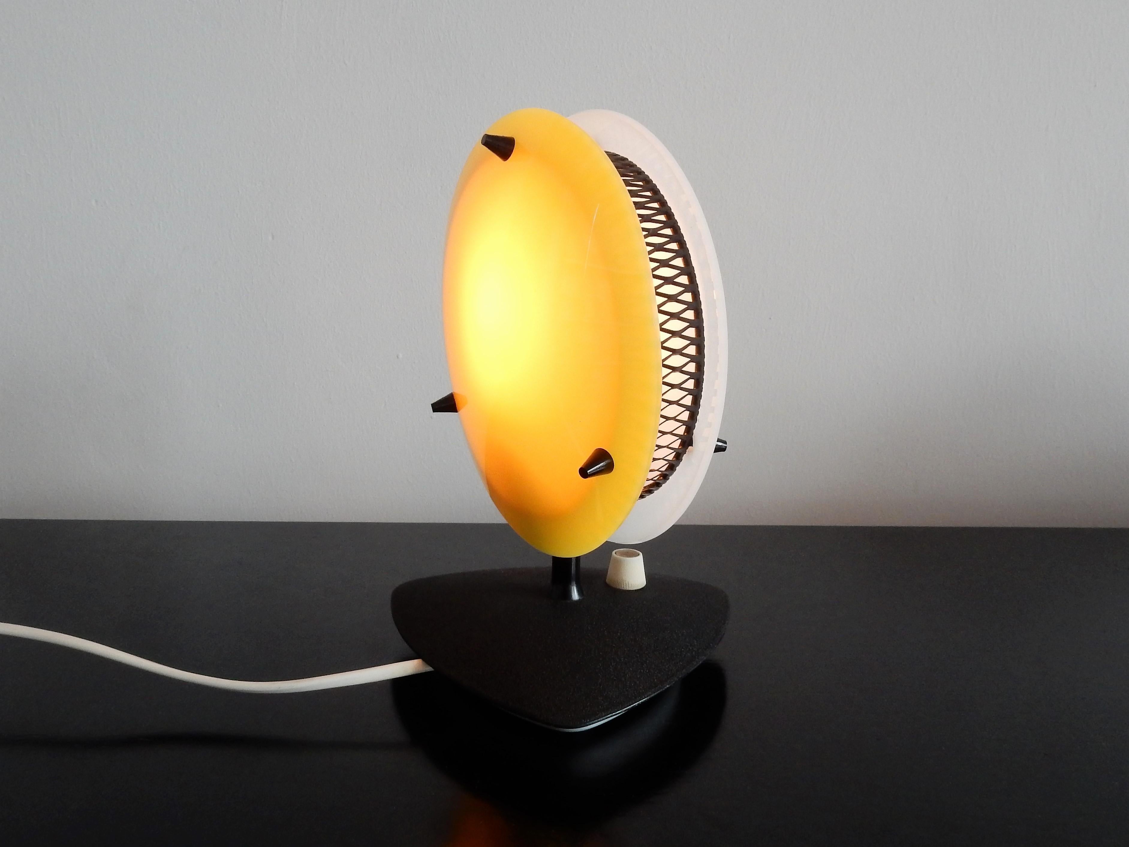 Mid-20th Century Dimmable Sonnenkind Table Lamp for Télé-ambiance, France 1950s-1960s For Sale