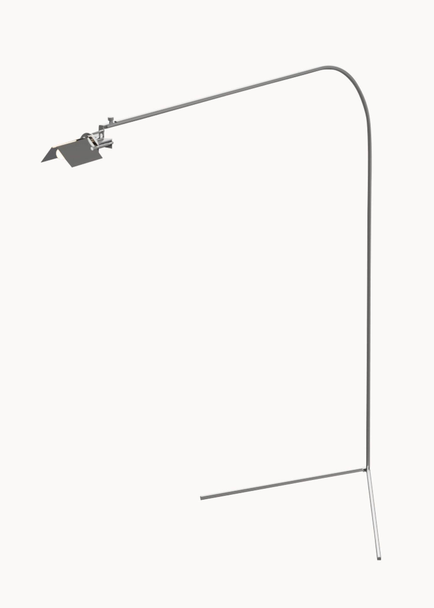 Stehleuchte Modell „Flamingo“ von Alvaro Siza, verchromtes Metall, LED (21. Jahrhundert und zeitgenössisch) im Angebot