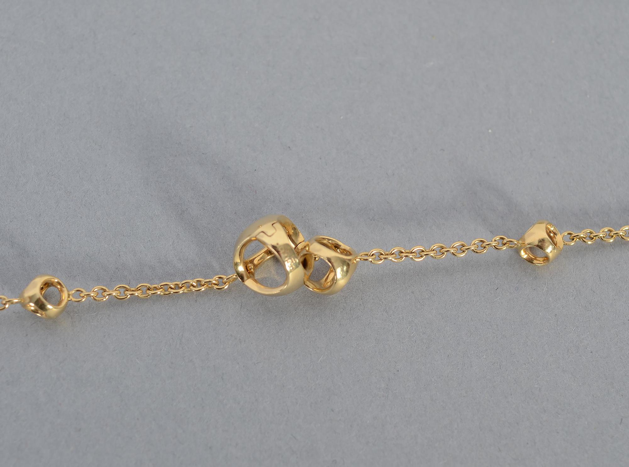 unusual gold link necklace