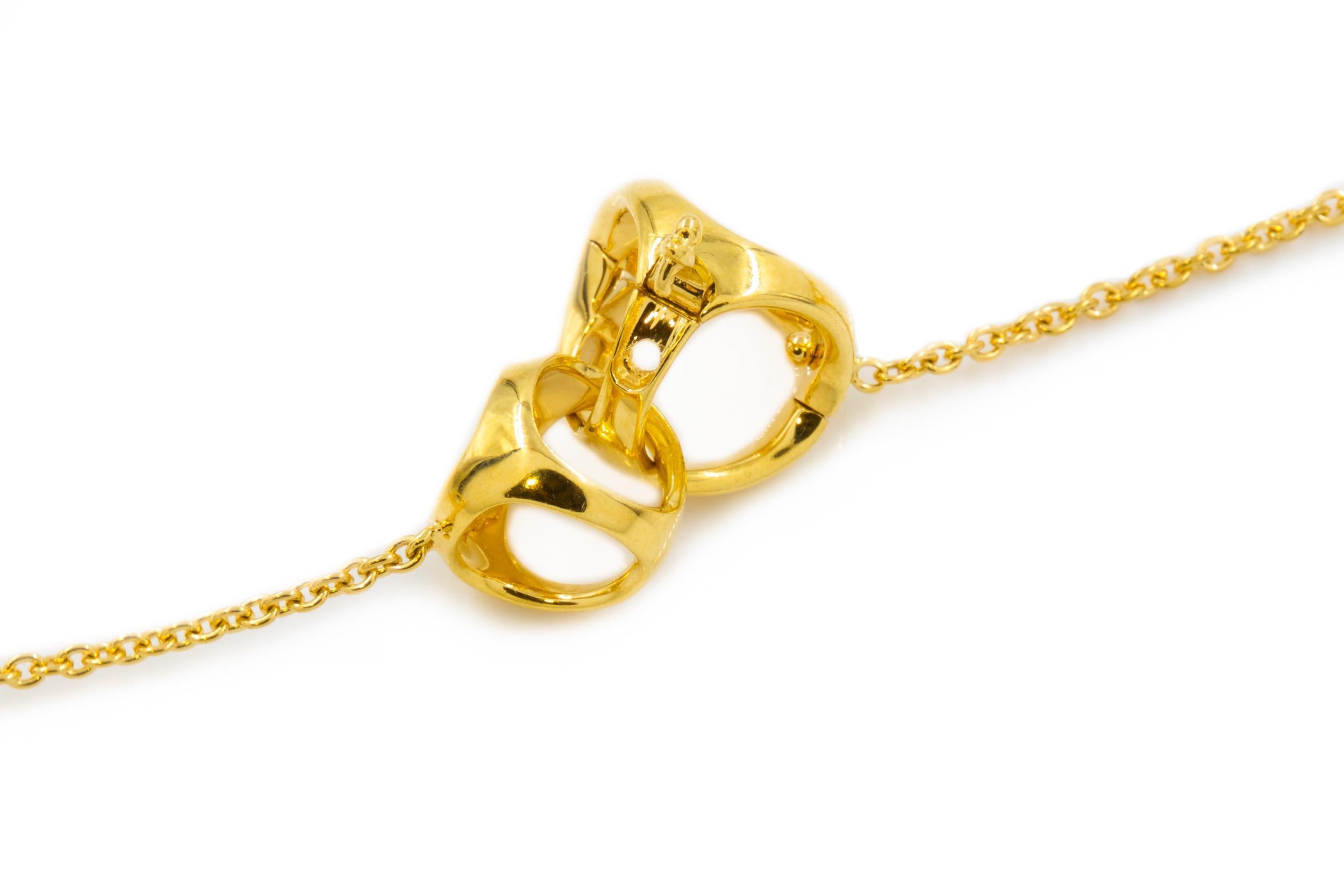 DiModolo Italian 18k Gold and Diamond Necklace and Bracelet 10