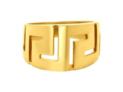 Dimos 14k Yellow Gold Greek key Ring