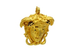 Dimos 18k Gold Ancient Greek Medusa Pendant with Diamonds