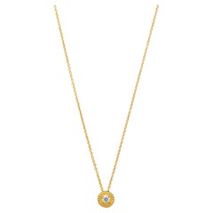 Dimos 18k Gold Balance Necklace with Diamond