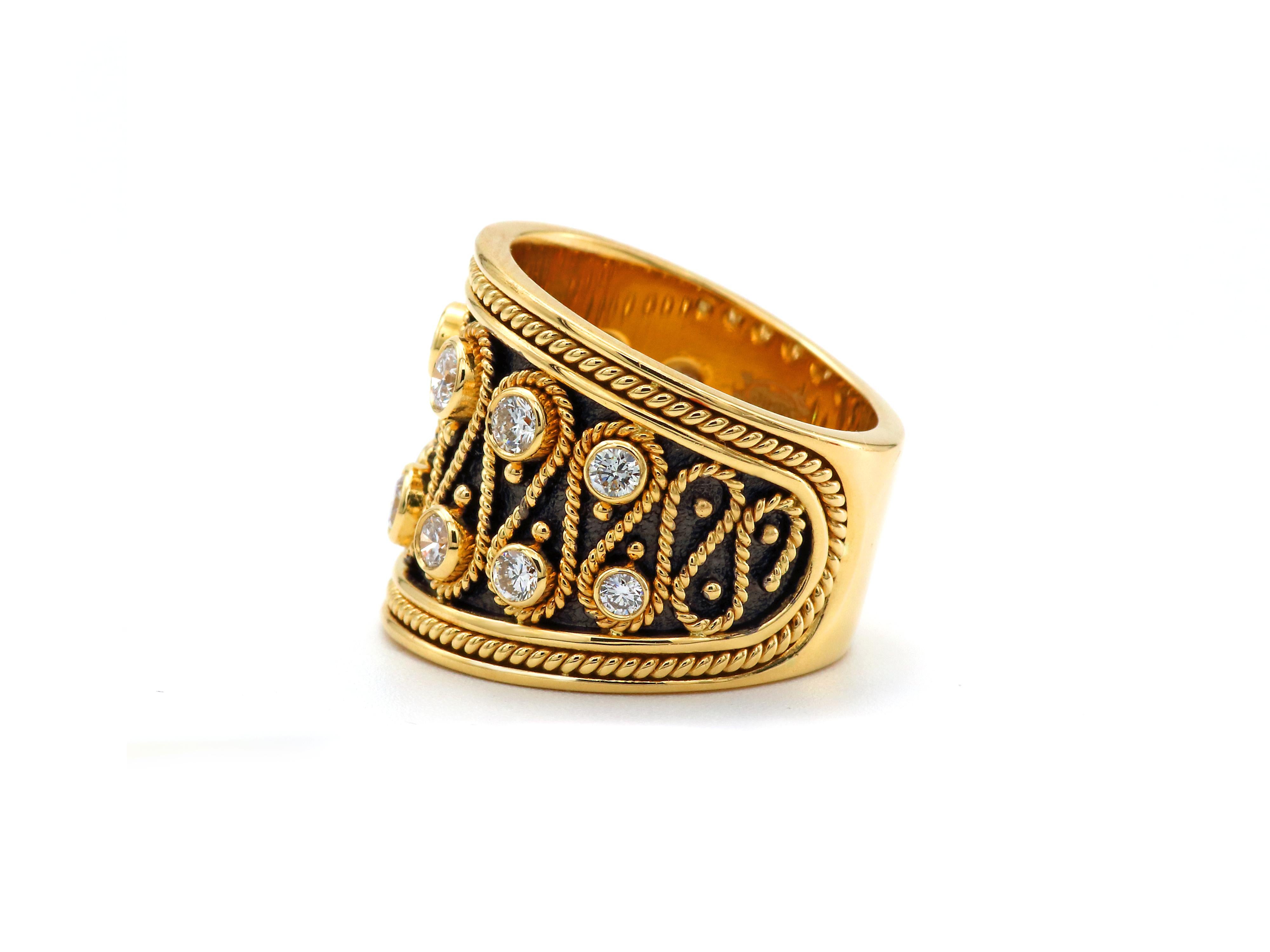 byzantine band ring