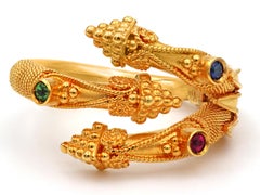 Dimos 18k Gold Museum Copy Cocktail Pyramids Ring