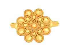 Dimos 18k Gold Triple Rosette Ring