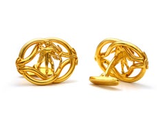 Dimos 22k Gold God of Love "EROS" Cufflinks